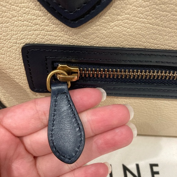 Celine TRICOLOR Leather Luggage Tote - Picture 8 of 8